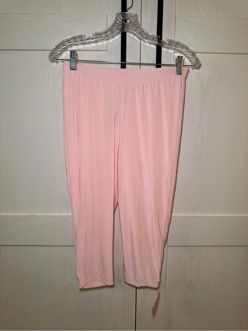 PrettyLittleThing Pink Slinky Capri Co-Ord Set NWT Size 6